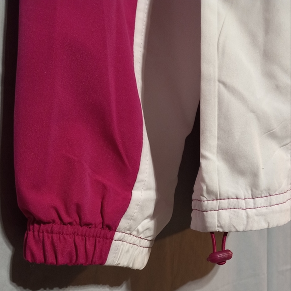 Three Hearts EUC Women's Pink, White, Black Zippered Reflective Jacket, XL - Picture 5 of 8